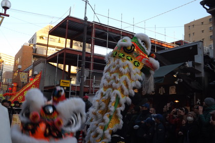 横浜中華街の祝舞遊行（５）